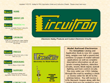 Tablet Screenshot of circuitron.com